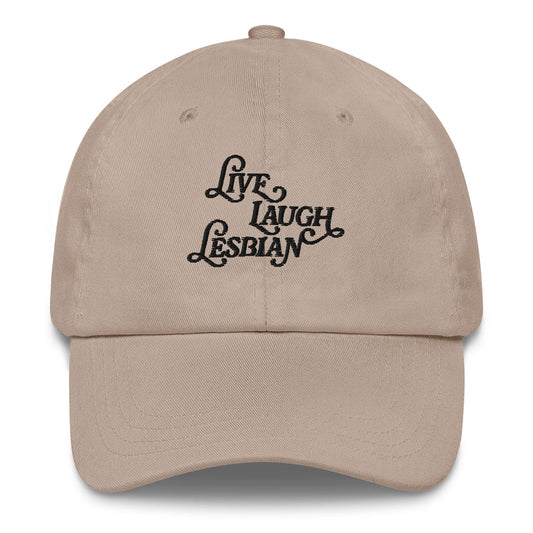 Live Laugh Lesbian Hat